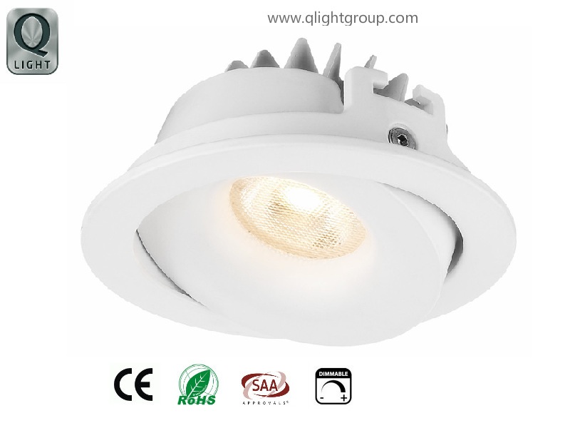 2016 popular tiltable 7W LED down light(Q3B0001)