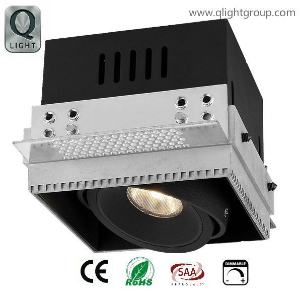 Square trimless 10W LED down lights(QL0077)